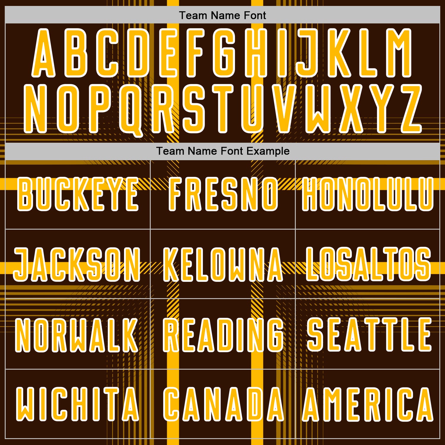 Custom Brown Gold-White Lines Sublimation Soccer Uniform Jersey