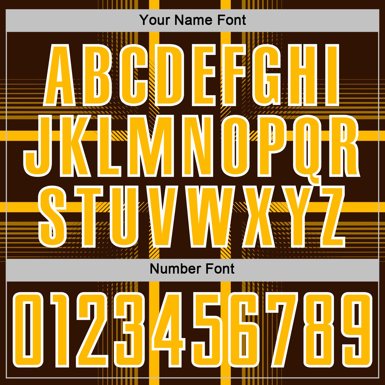 Custom Brown Gold-White Lines Sublimation Soccer Uniform Jersey