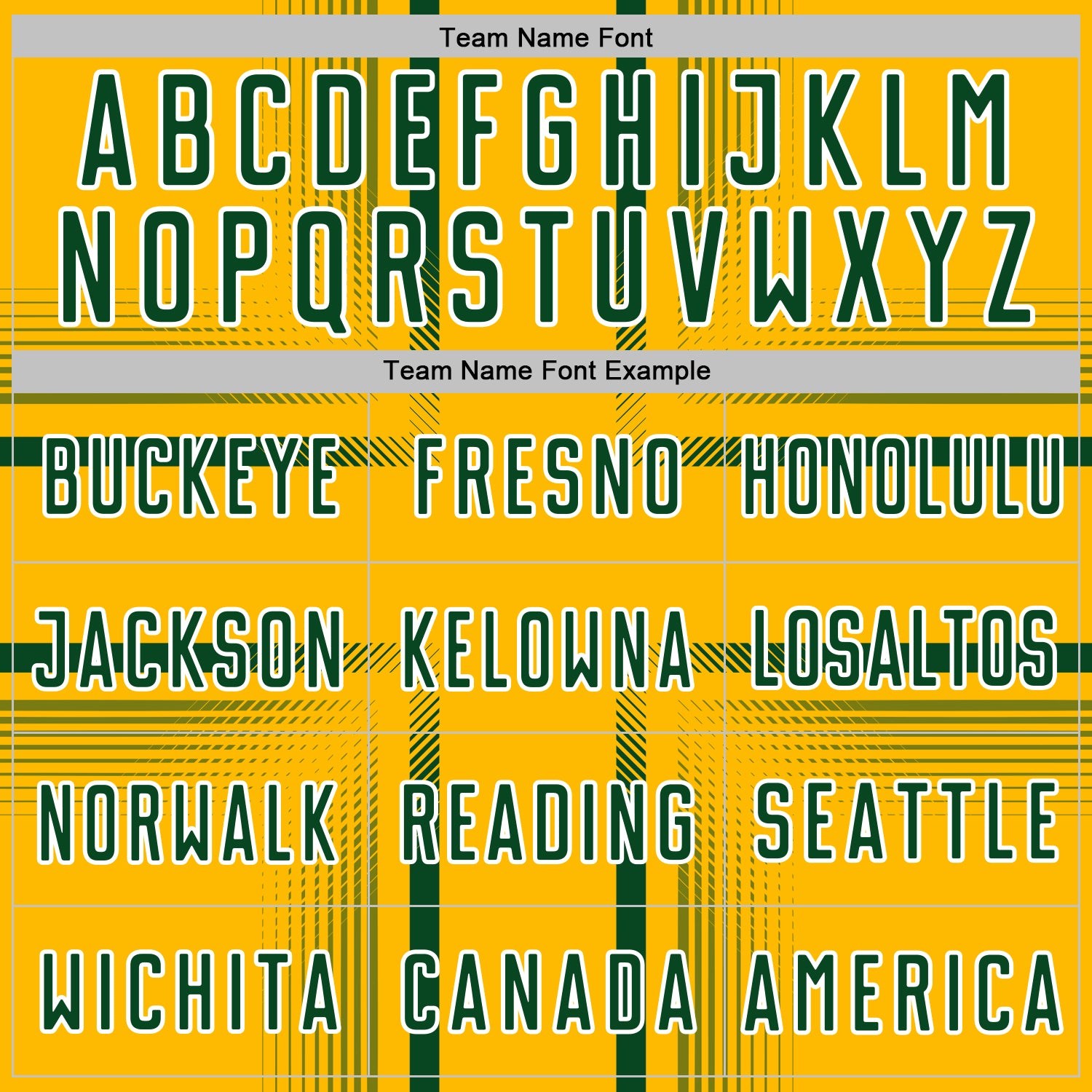 Custom Gold Green-White Lines Sublimation Soccer Uniform Jersey