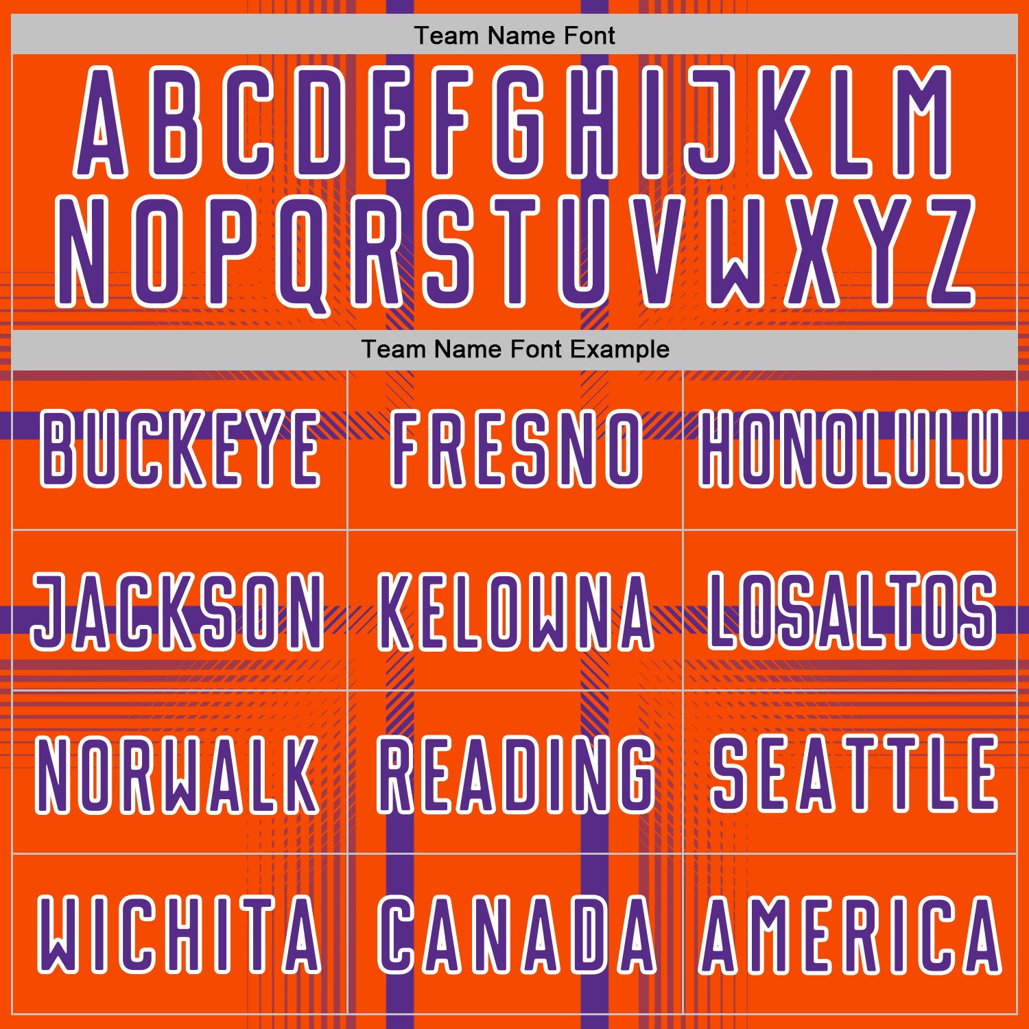 Custom Orange Purple-White Lines Sublimation Soccer Uniform Jersey