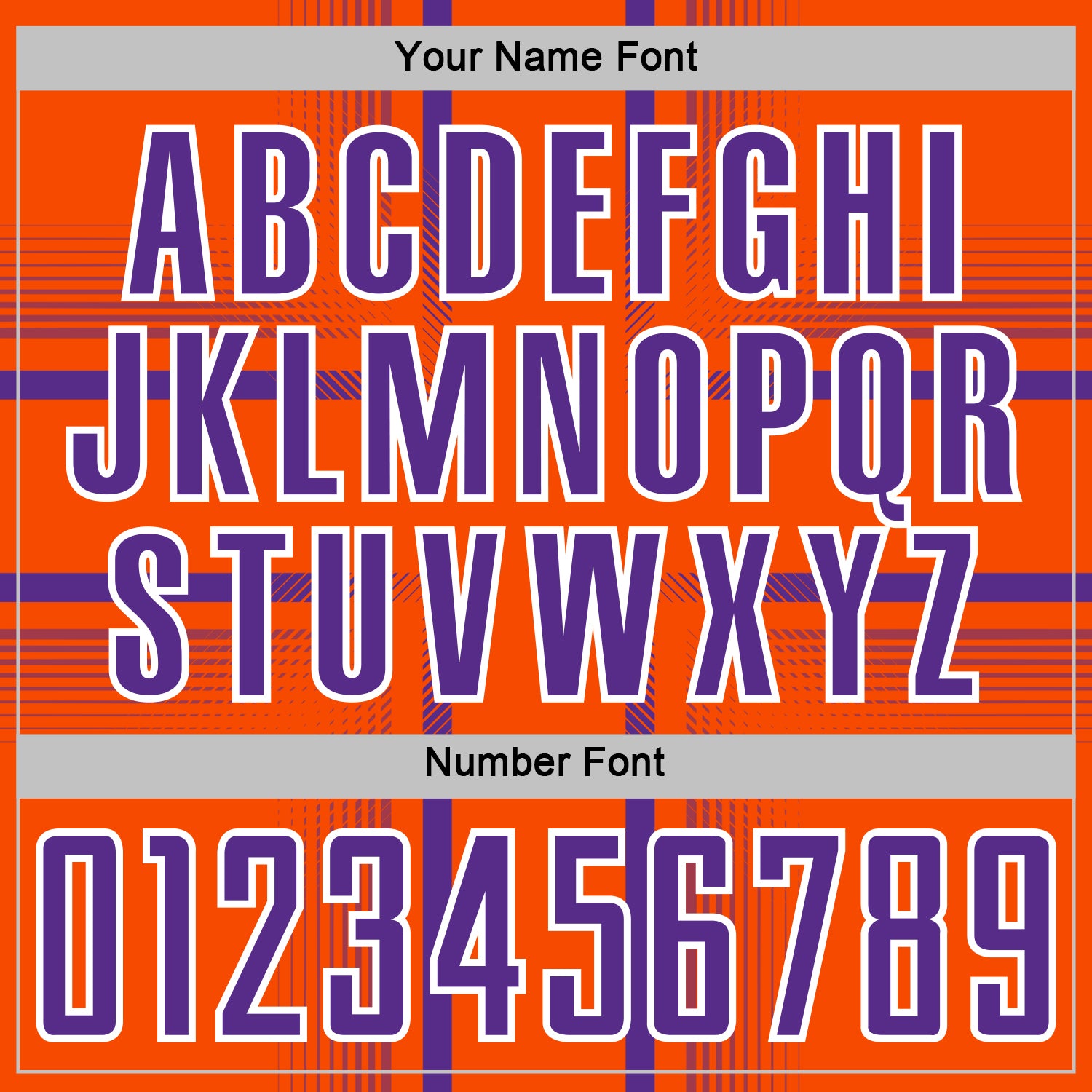 Custom Orange Purple-White Lines Sublimation Soccer Uniform Jersey