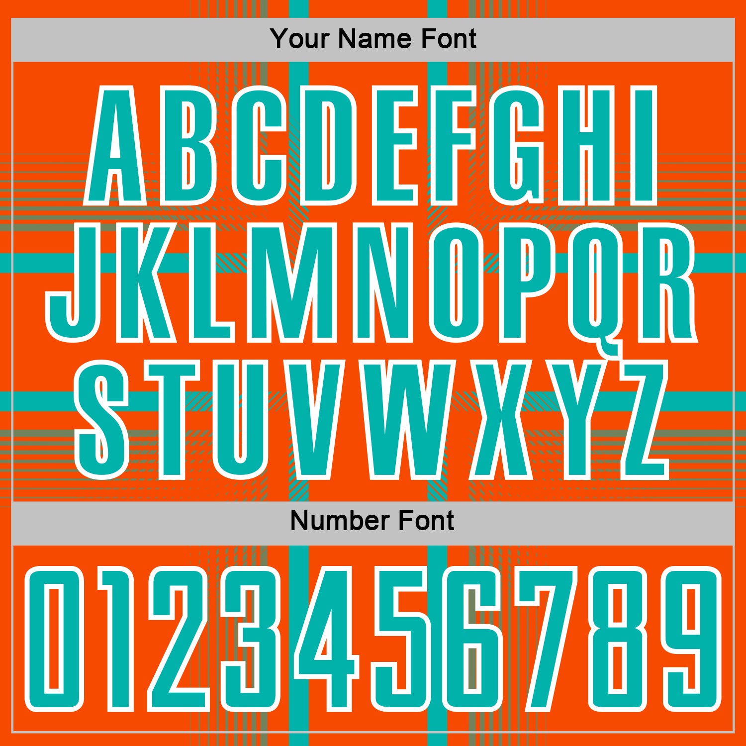 Custom Orange Aqua-White Lines Sublimation Soccer Uniform Jersey