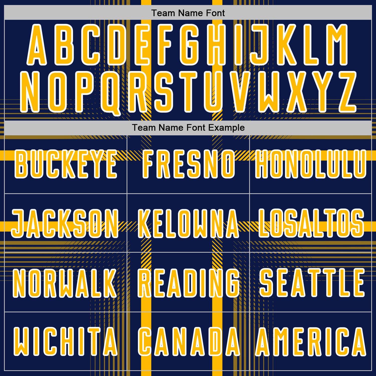 Custom Navy Gold-White Lines Sublimation Soccer Uniform Jersey