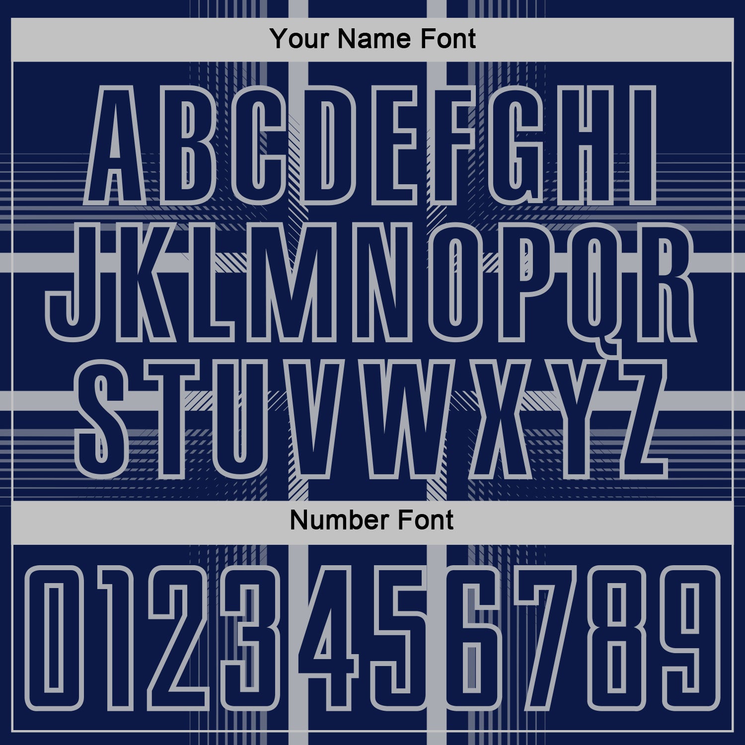 Custom Navy Gray Lines Sublimation Soccer Uniform Jersey