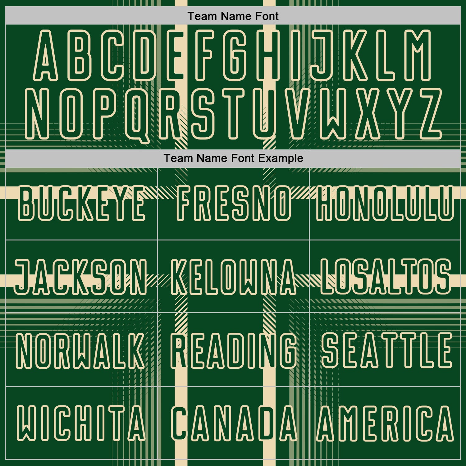 Custom Green Cream Lines Sublimation Soccer Uniform Jersey