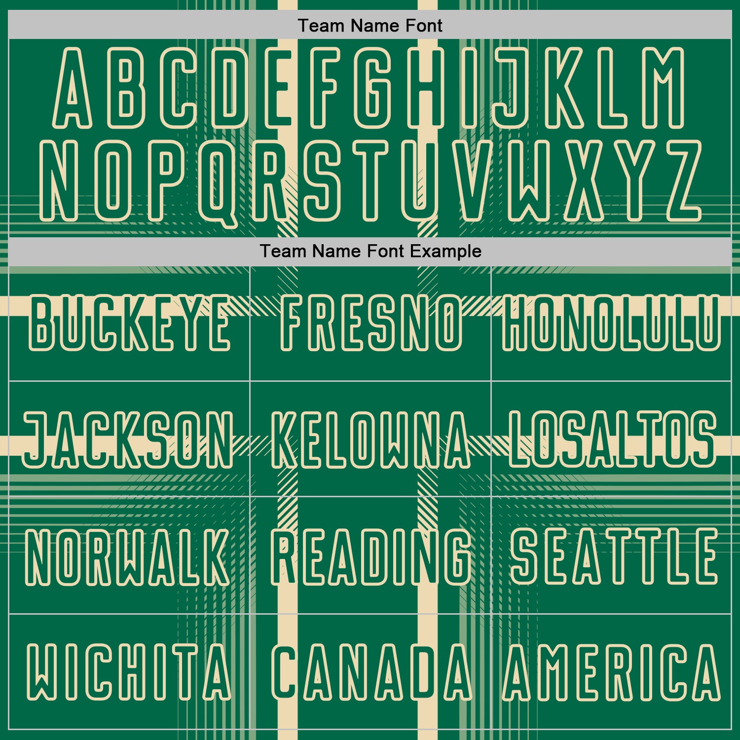 Custom Kelly Green Cream Lines Sublimation Soccer Uniform Jersey