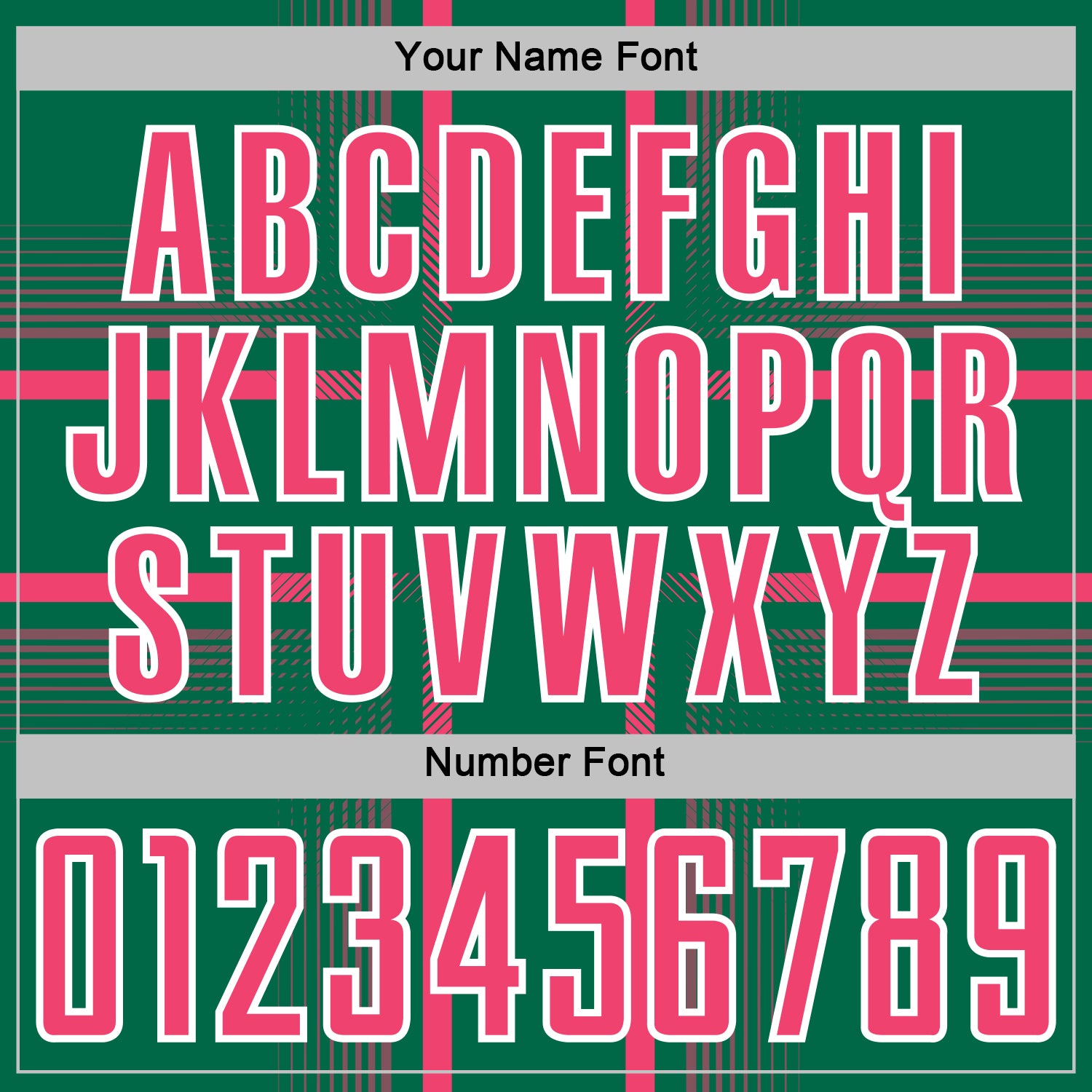 Custom Kelly Green Neon Pink-White Lines Sublimation Soccer Uniform Jersey