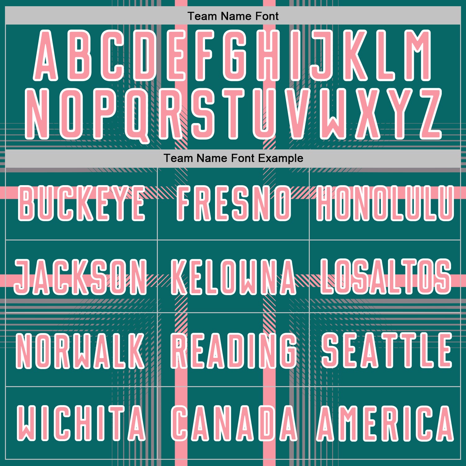 Custom Teal Medium Pink-White Lines Sublimation Soccer Uniform Jersey