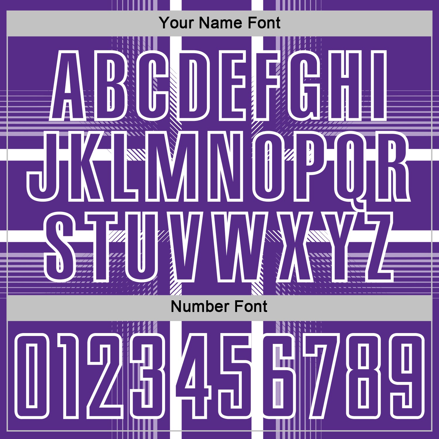 Custom Purple White Lines Sublimation Soccer Uniform Jersey