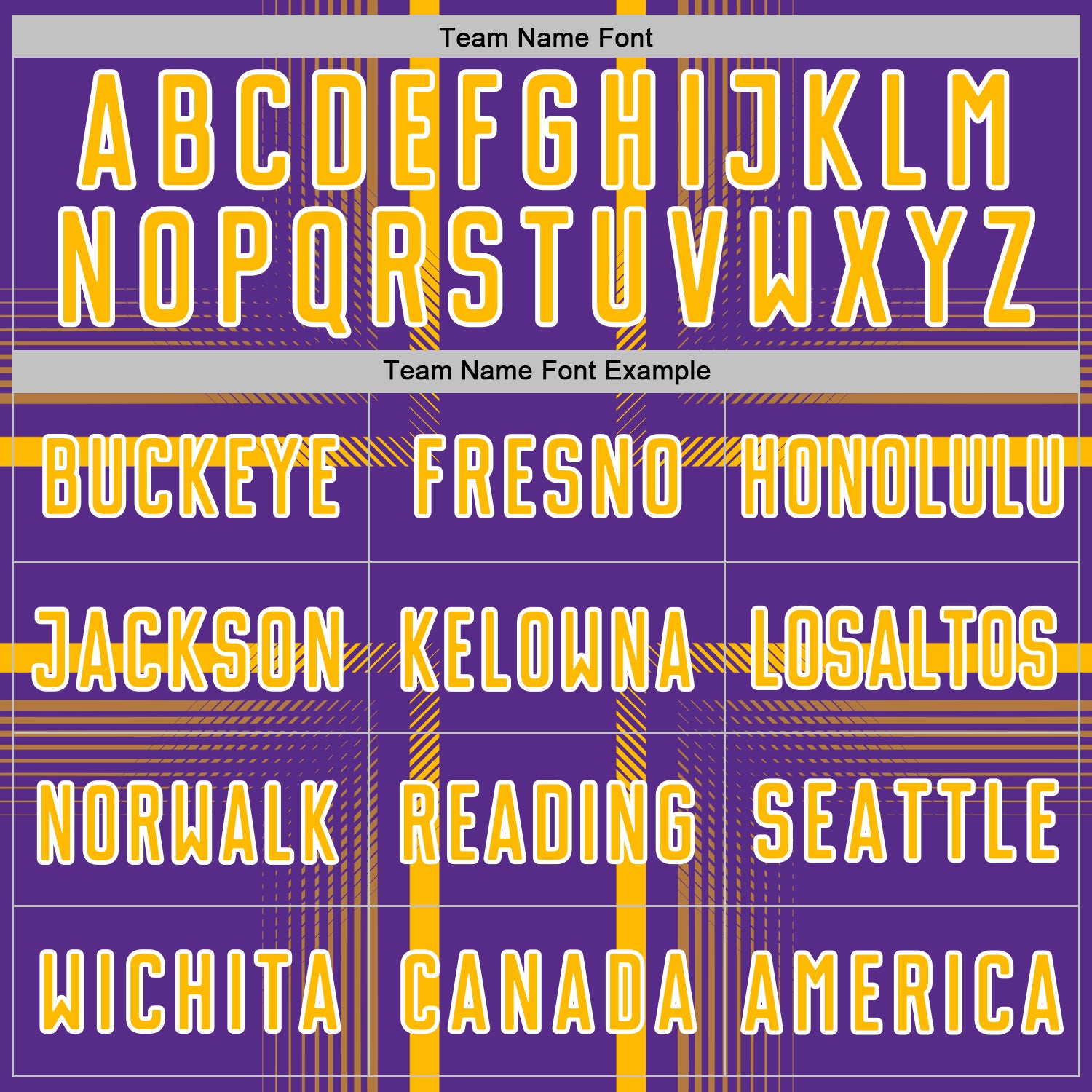 Custom Purple Gold-White Lines Sublimation Soccer Uniform Jersey