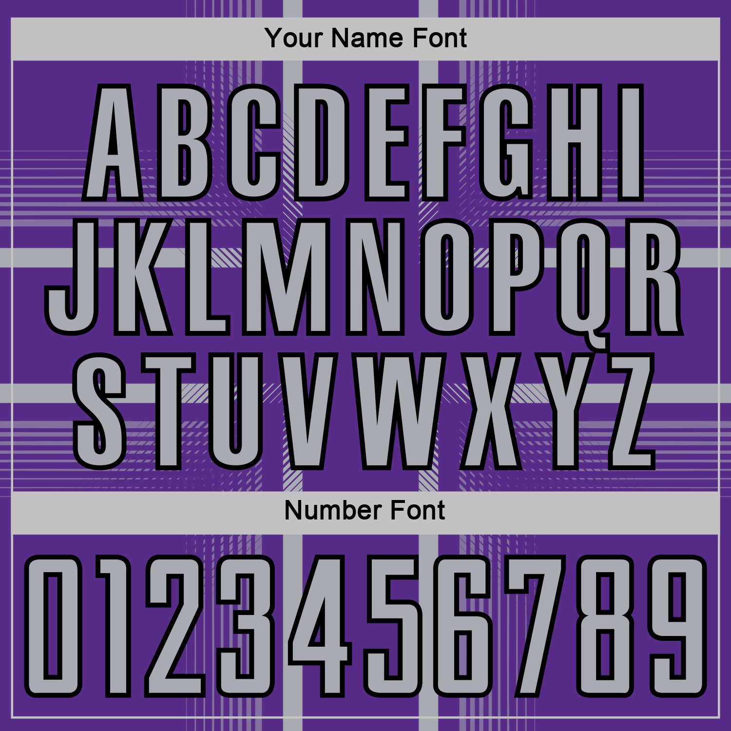 Custom Purple Gray-Black Lines Sublimation Soccer Uniform Jersey