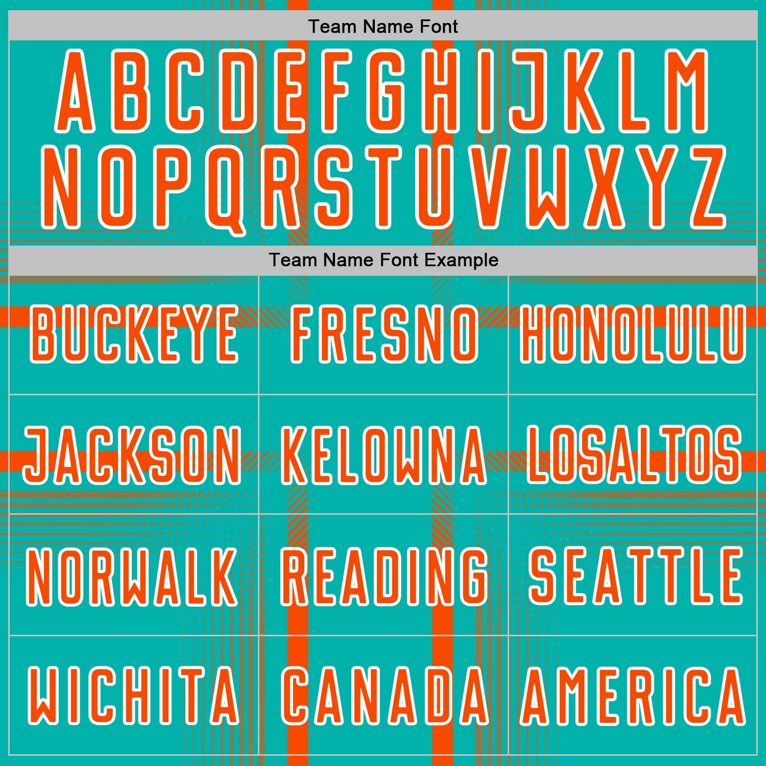 Custom Aqua Orange-White Lines Sublimation Soccer Uniform Jersey