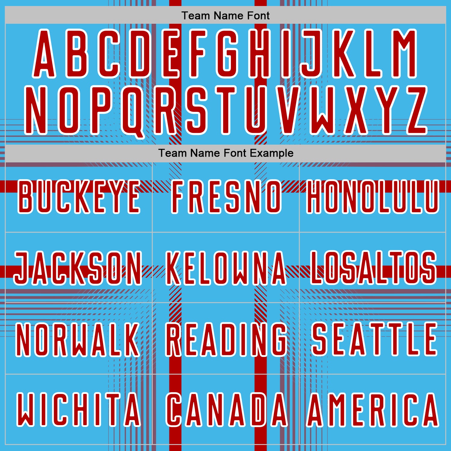 Custom Sky Blue Red-White Lines Sublimation Soccer Uniform Jersey