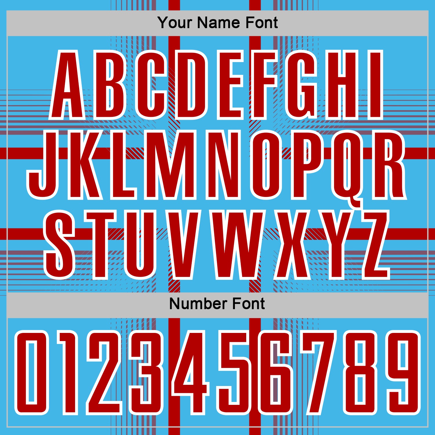 Custom Sky Blue Red-White Lines Sublimation Soccer Uniform Jersey