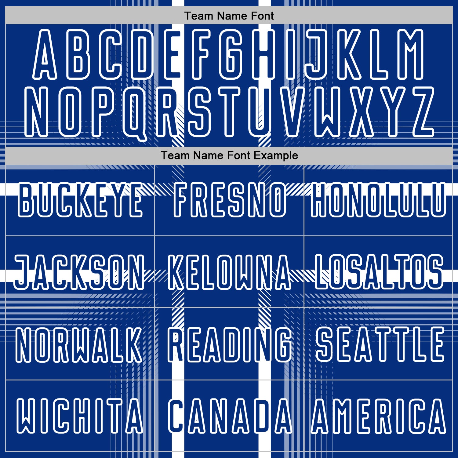 Custom Royal White Lines Sublimation Soccer Uniform Jersey