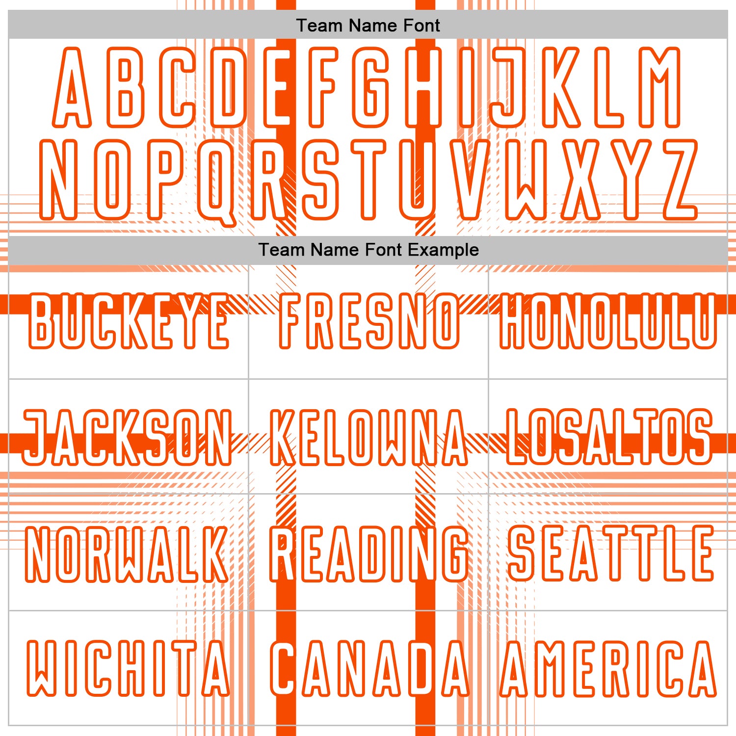 Custom White Orange Lines Sublimation Soccer Uniform Jersey