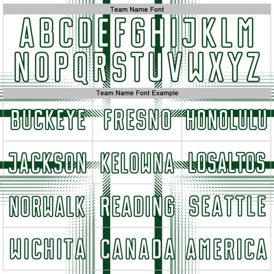 Custom White Green Lines Sublimation Soccer Uniform Jersey