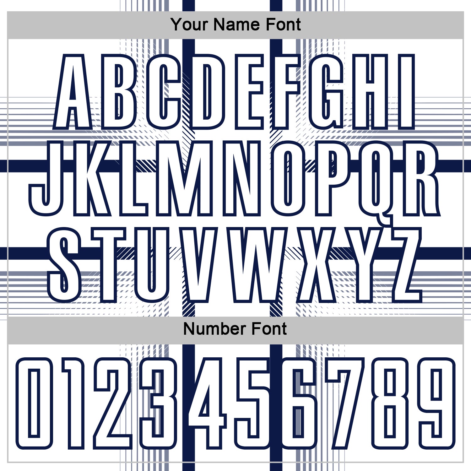 Custom White Navy Lines Sublimation Soccer Uniform Jersey