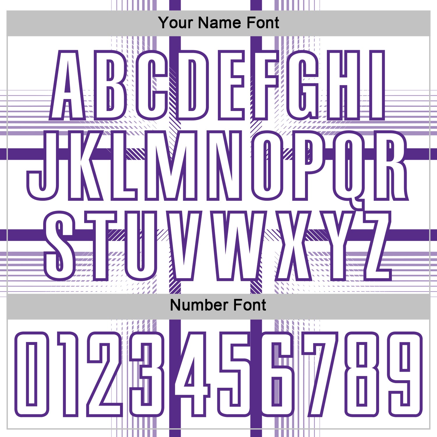 Custom White Purple Lines Sublimation Soccer Uniform Jersey