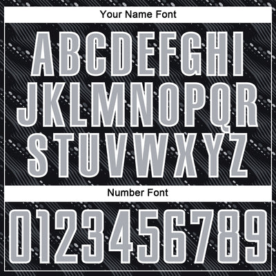 Custom Black Gray-White Slant Lines Sports Sublimation Soccer Uniform Jersey