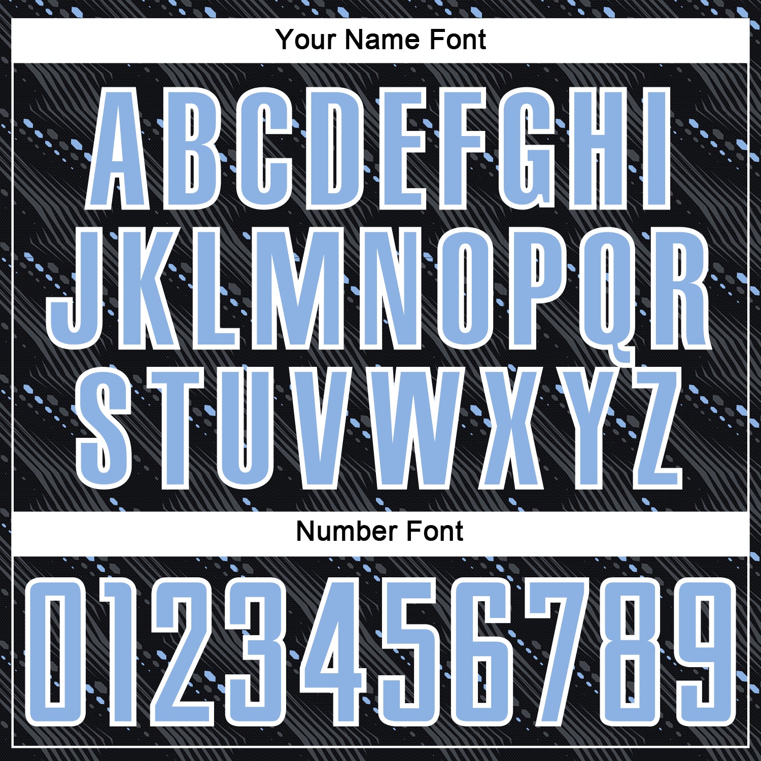 Custom Black Light Blue-White Slant Lines Sports Sublimation Soccer Uniform Jersey