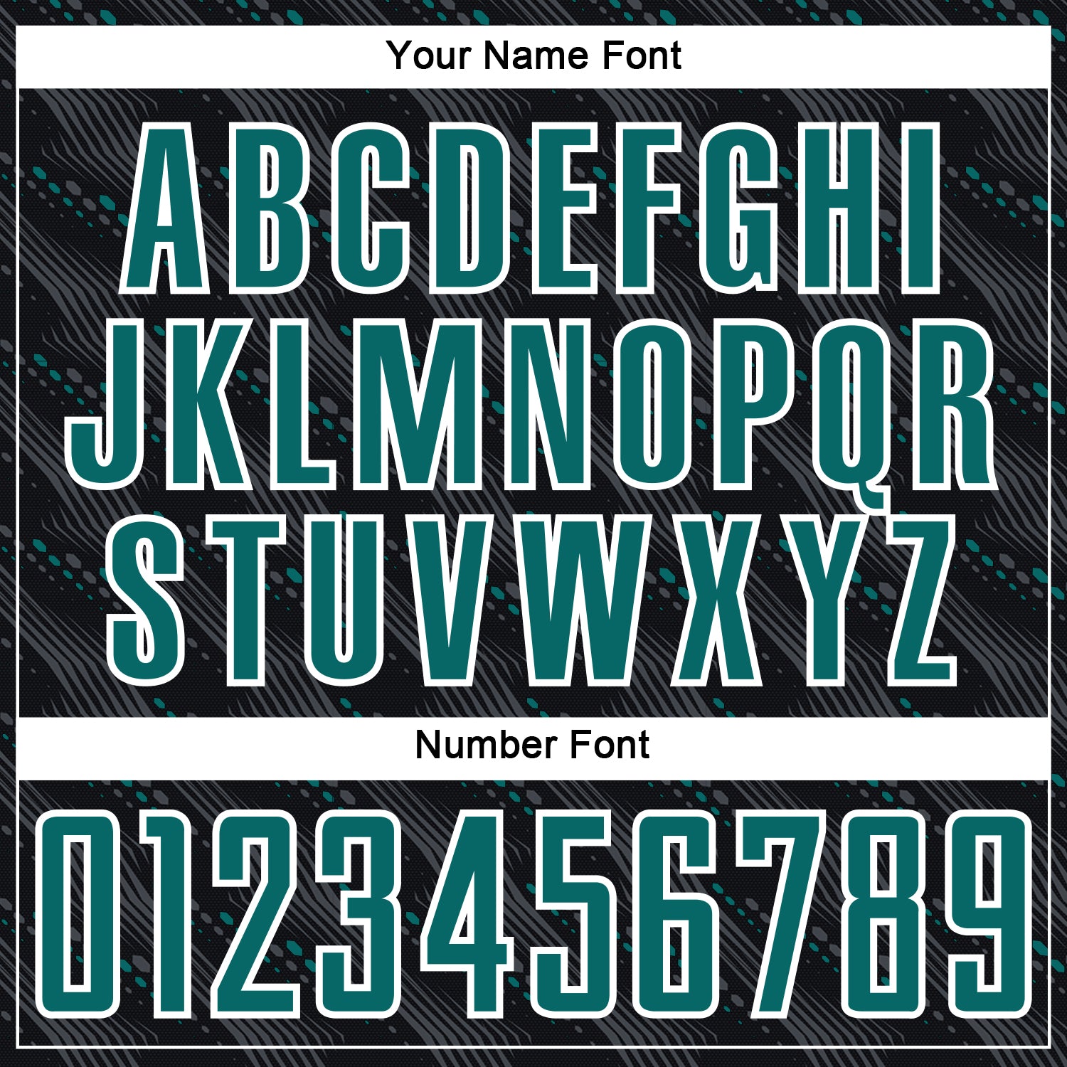 Custom Black Teal-White Slant Lines Sports Sublimation Soccer Uniform Jersey