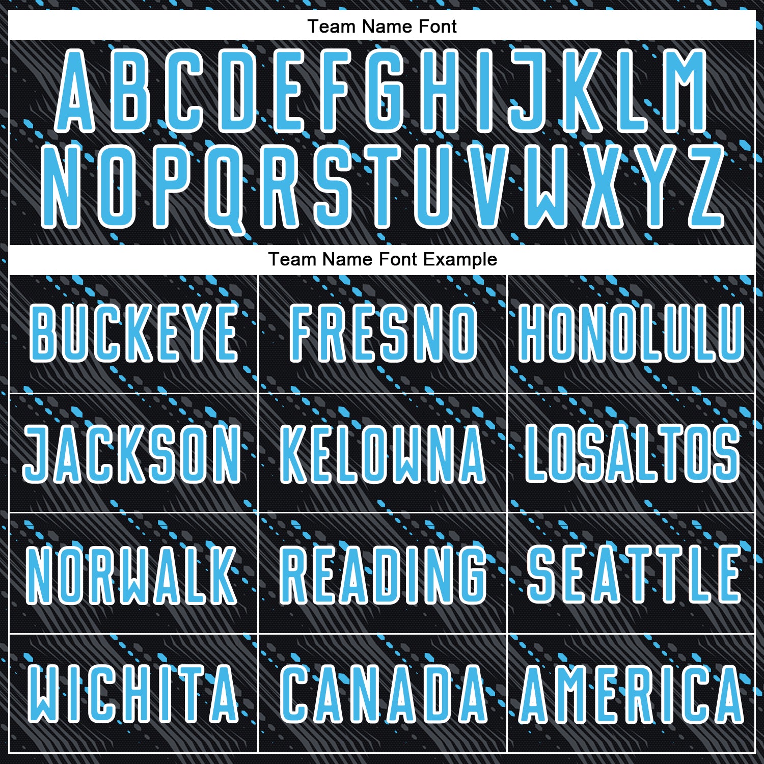 Custom Black Sky Blue-White Slant Lines Sports Sublimation Soccer Uniform Jersey