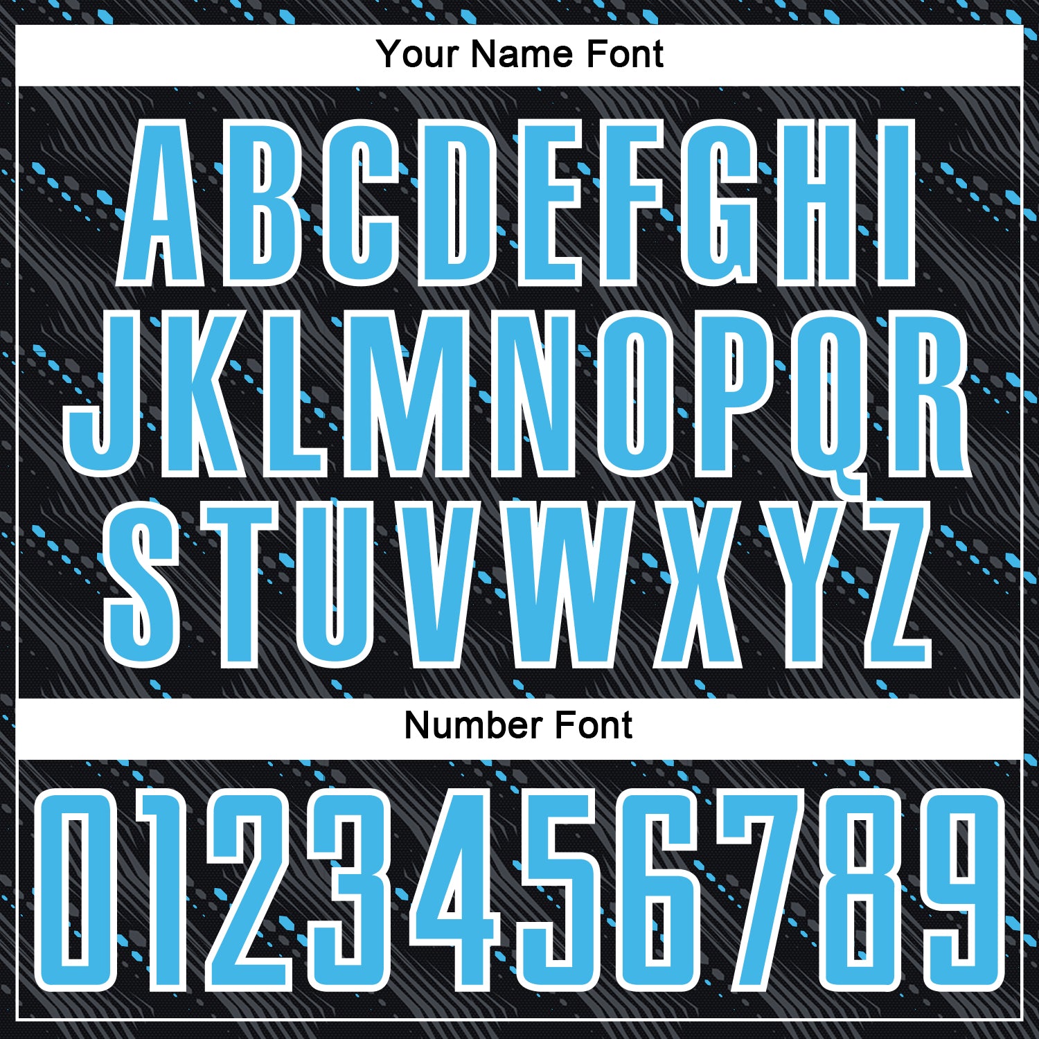 Custom Black Sky Blue-White Slant Lines Sports Sublimation Soccer Uniform Jersey