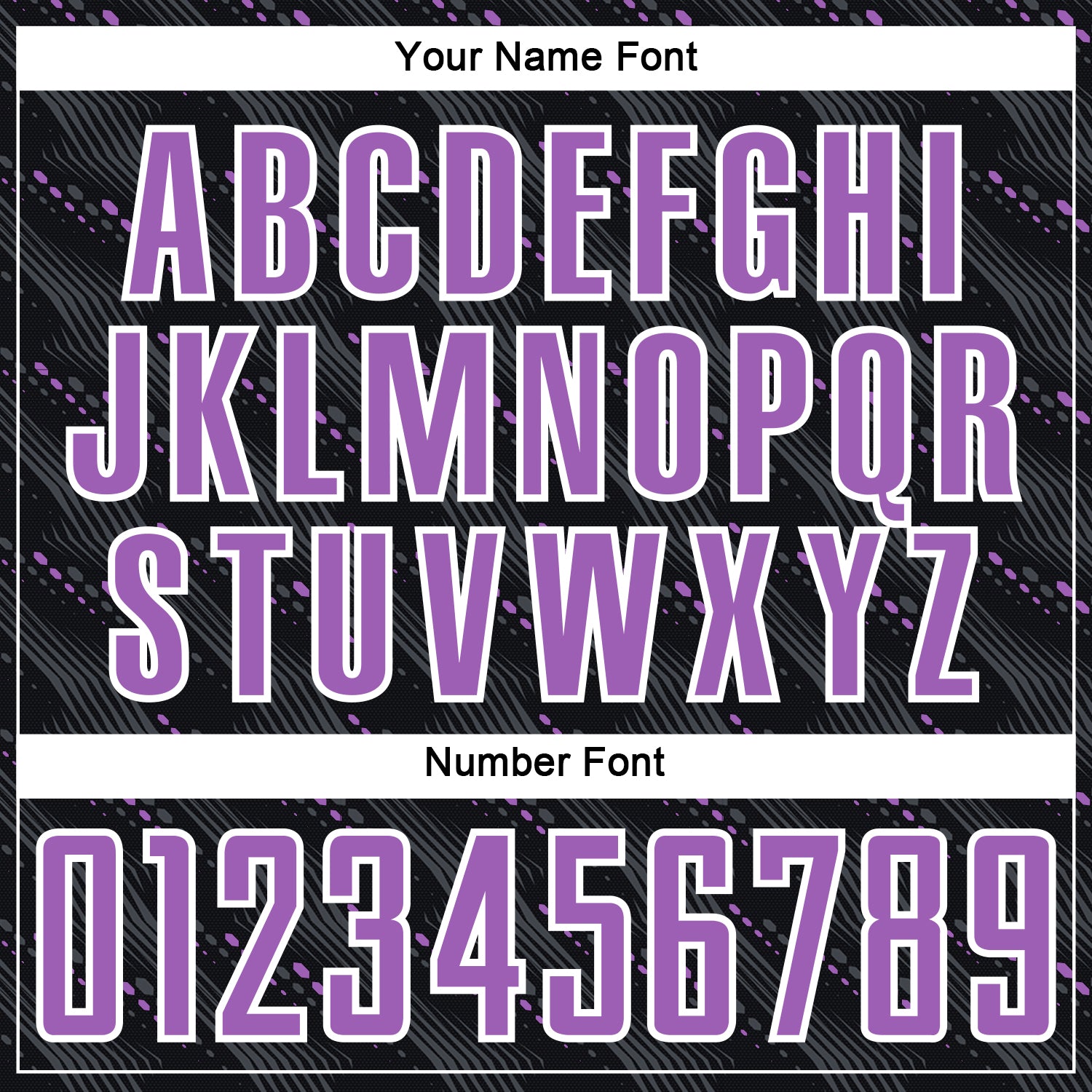 Custom Black Medium Purple-White Slant Lines Sports Sublimation Soccer Uniform Jersey