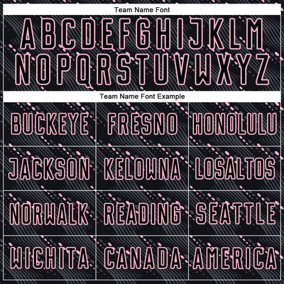 Custom Black Light Pink Slant Lines Sports Sublimation Soccer Uniform Jersey