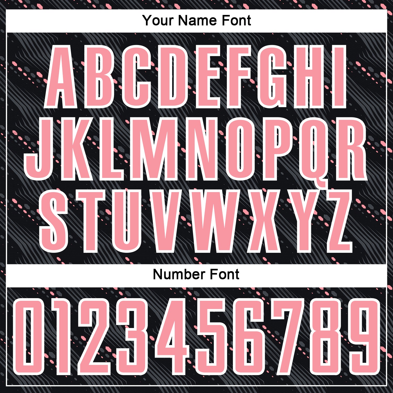 Custom Black Medium Pink-White Slant Lines Sports Sublimation Soccer Uniform Jersey