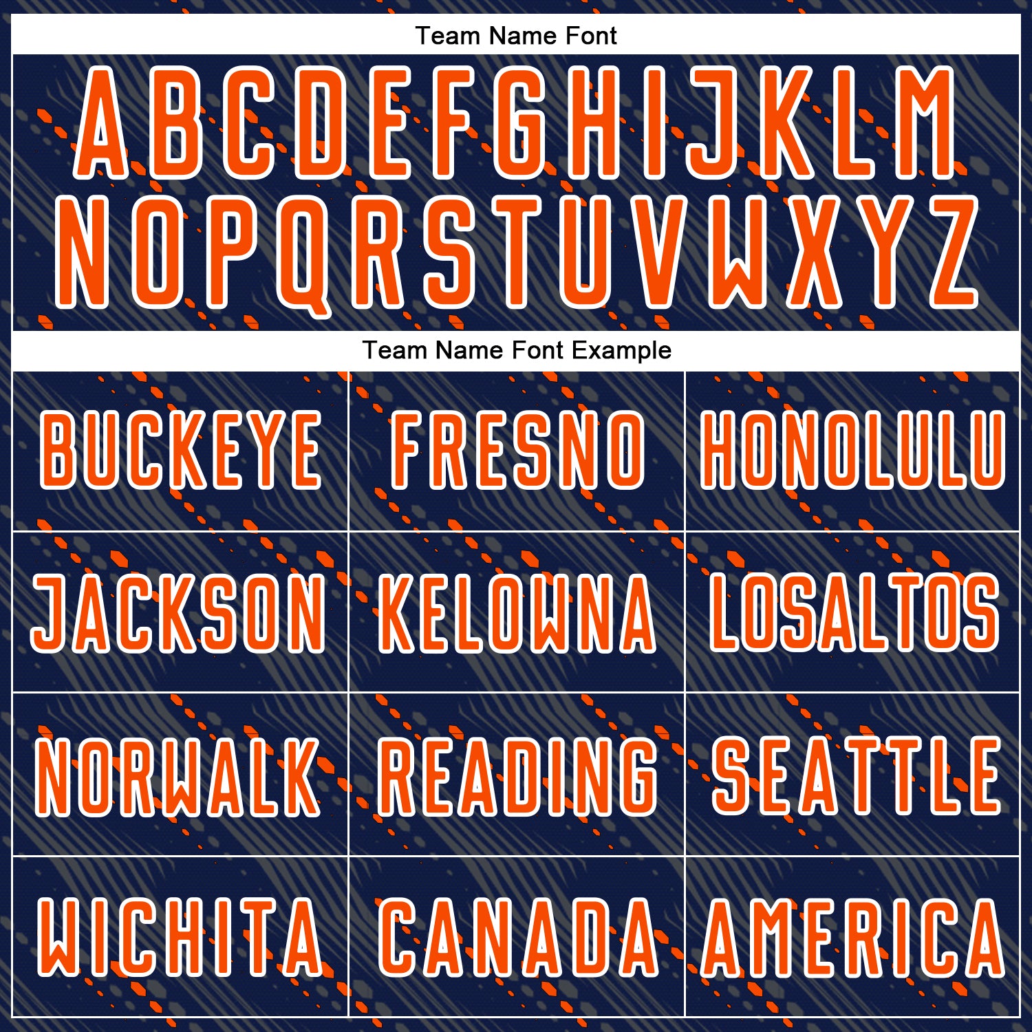 Custom Navy Orange-White Slant Lines Sports Sublimation Soccer Uniform Jersey