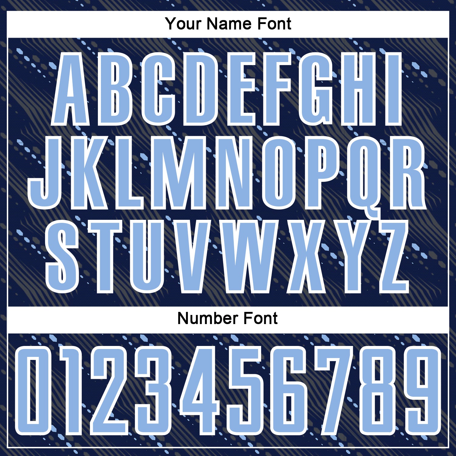 Custom Navy Light Blue-White Slant Lines Sports Sublimation Soccer Uniform Jersey