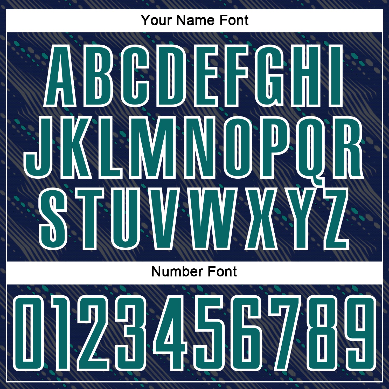 Custom Navy Teal-White Slant Lines Sports Sublimation Soccer Uniform Jersey