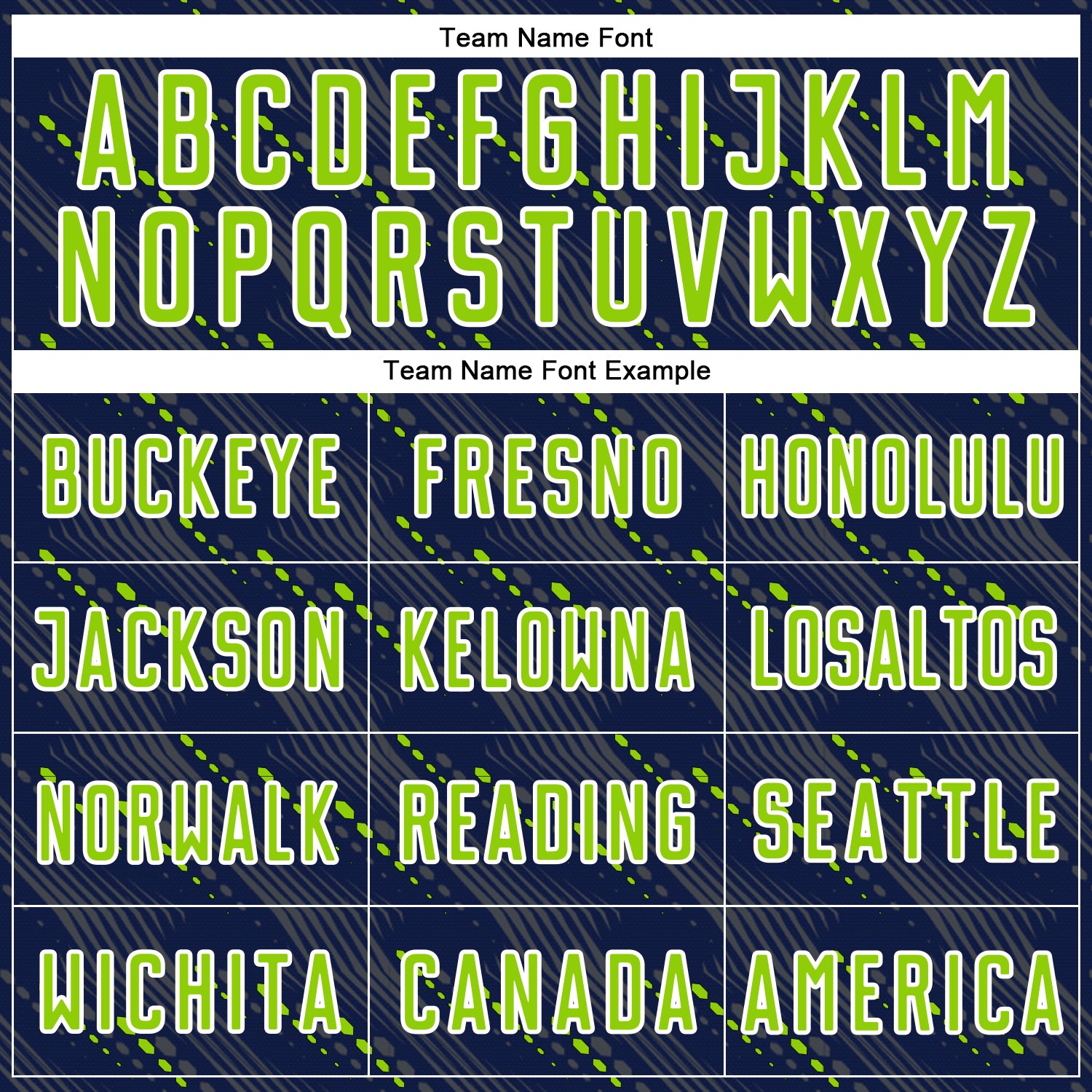 Custom Navy Neon Green-White Slant Lines Sports Sublimation Soccer Uniform Jersey