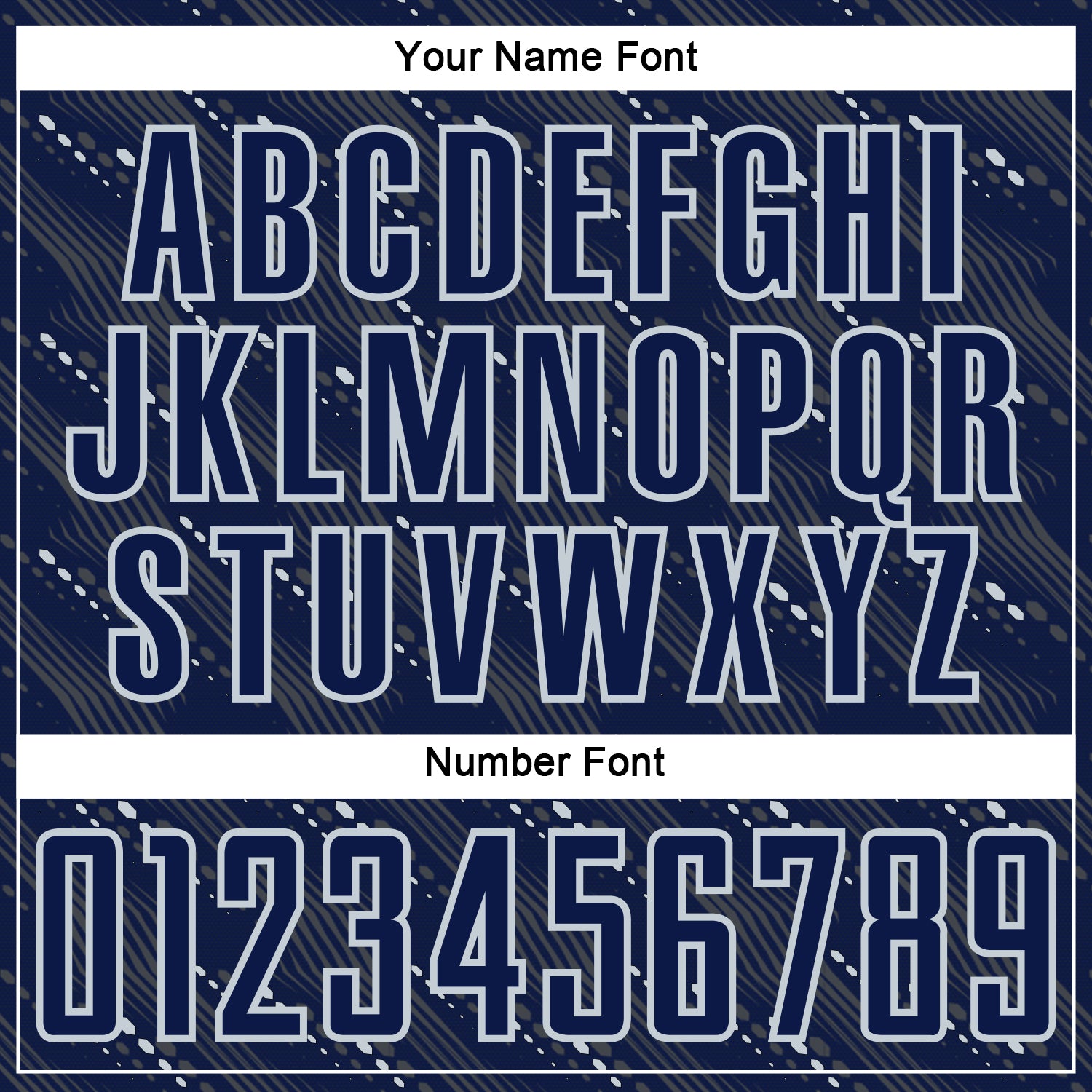 Custom Navy Silver Slant Lines Sports Sublimation Soccer Uniform Jersey