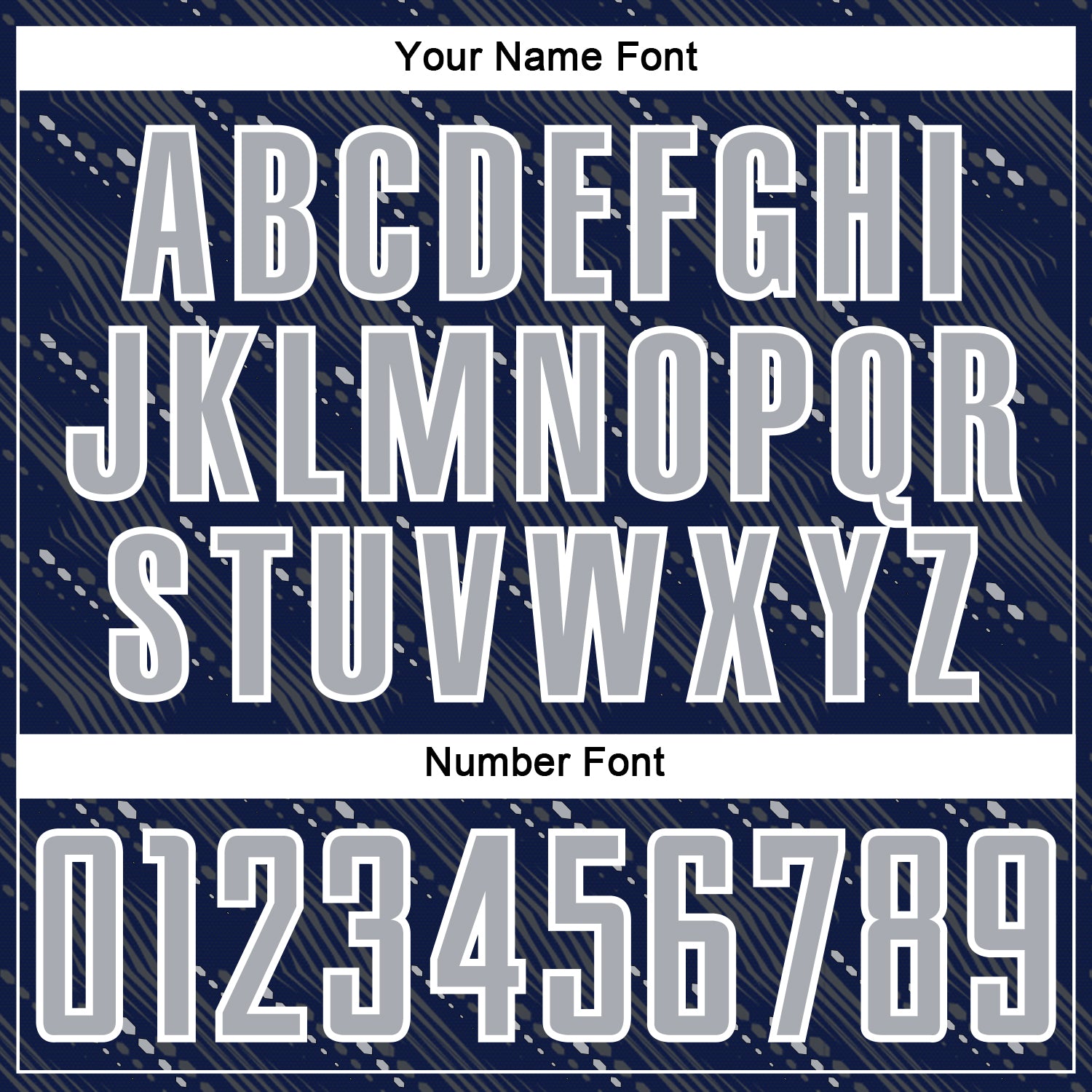 Custom Navy Gray-White Slant Lines Sports Sublimation Soccer Uniform Jersey