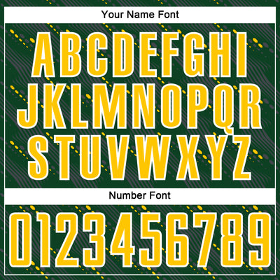 Custom Green Yellow-White Slant Lines Sports Sublimation Soccer Uniform Jersey