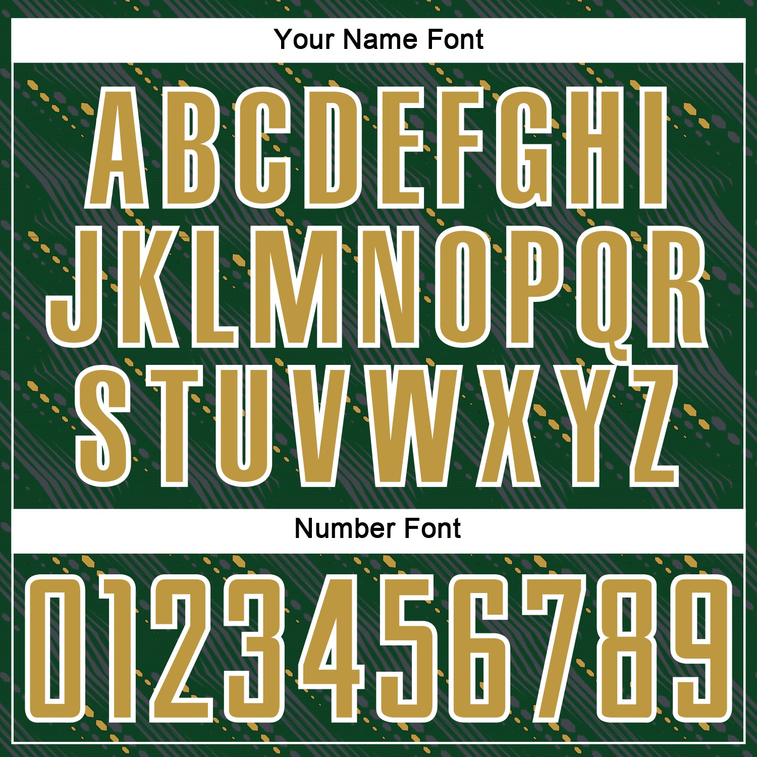 Custom Green Old Gold-White Slant Lines Sports Sublimation Soccer Uniform Jersey