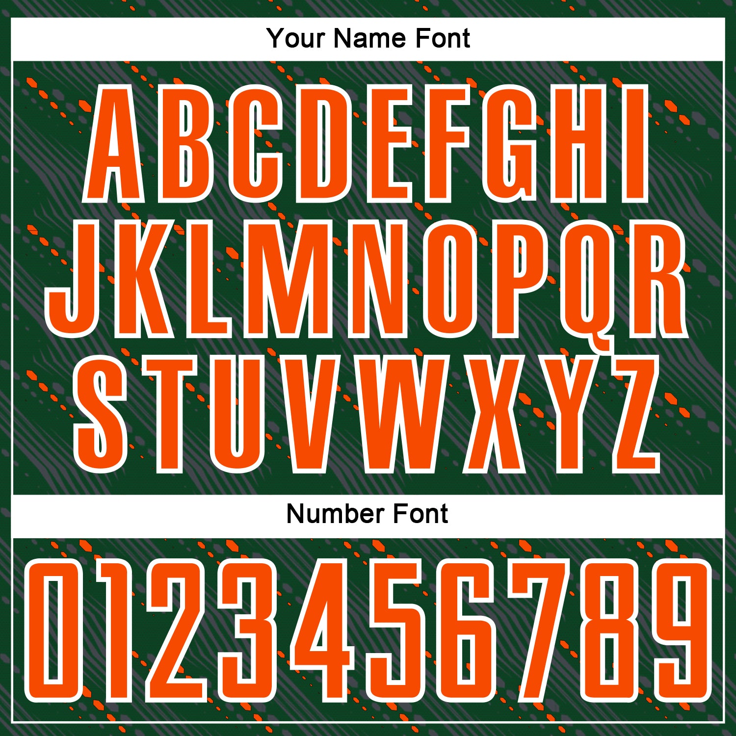 Custom Green Orange-White Slant Lines Sports Sublimation Soccer Uniform Jersey