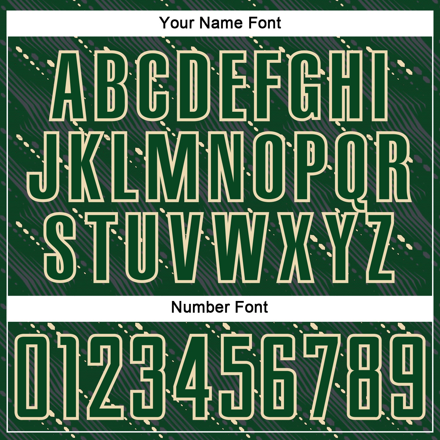 Custom Green Cream Slant Lines Sports Sublimation Soccer Uniform Jersey