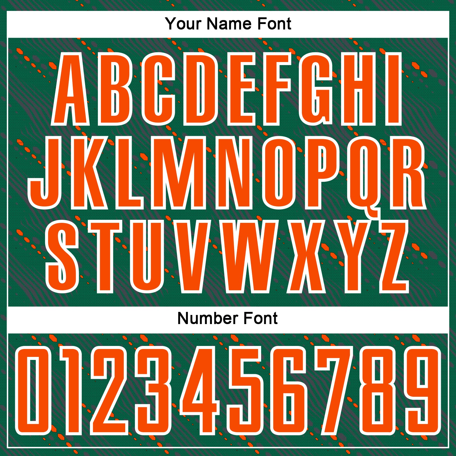 Custom Kelly Green Orange-White Slant Lines Sports Sublimation Soccer Uniform Jersey