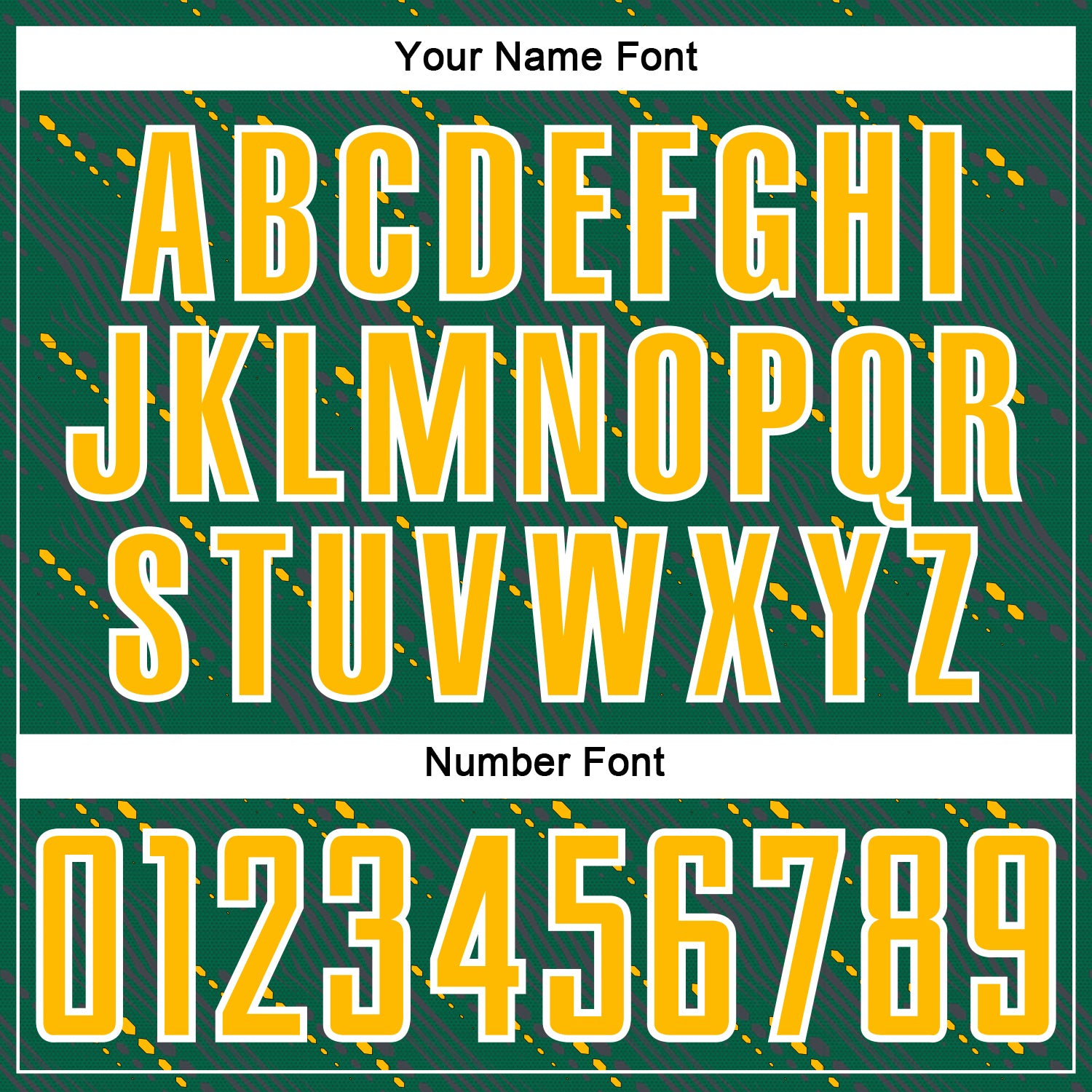 Custom Kelly Green Gold-White Slant Lines Sports Sublimation Soccer Uniform Jersey