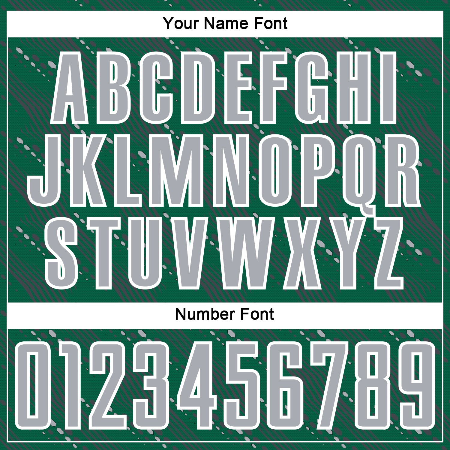 Custom Kelly Green Gray-White Slant Lines Sports Sublimation Soccer Uniform Jersey