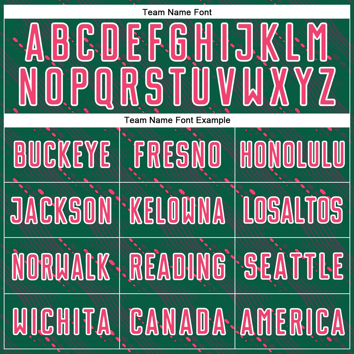 Custom Kelly Green Neon Pink-White Slant Lines Sports Sublimation Soccer Uniform Jersey