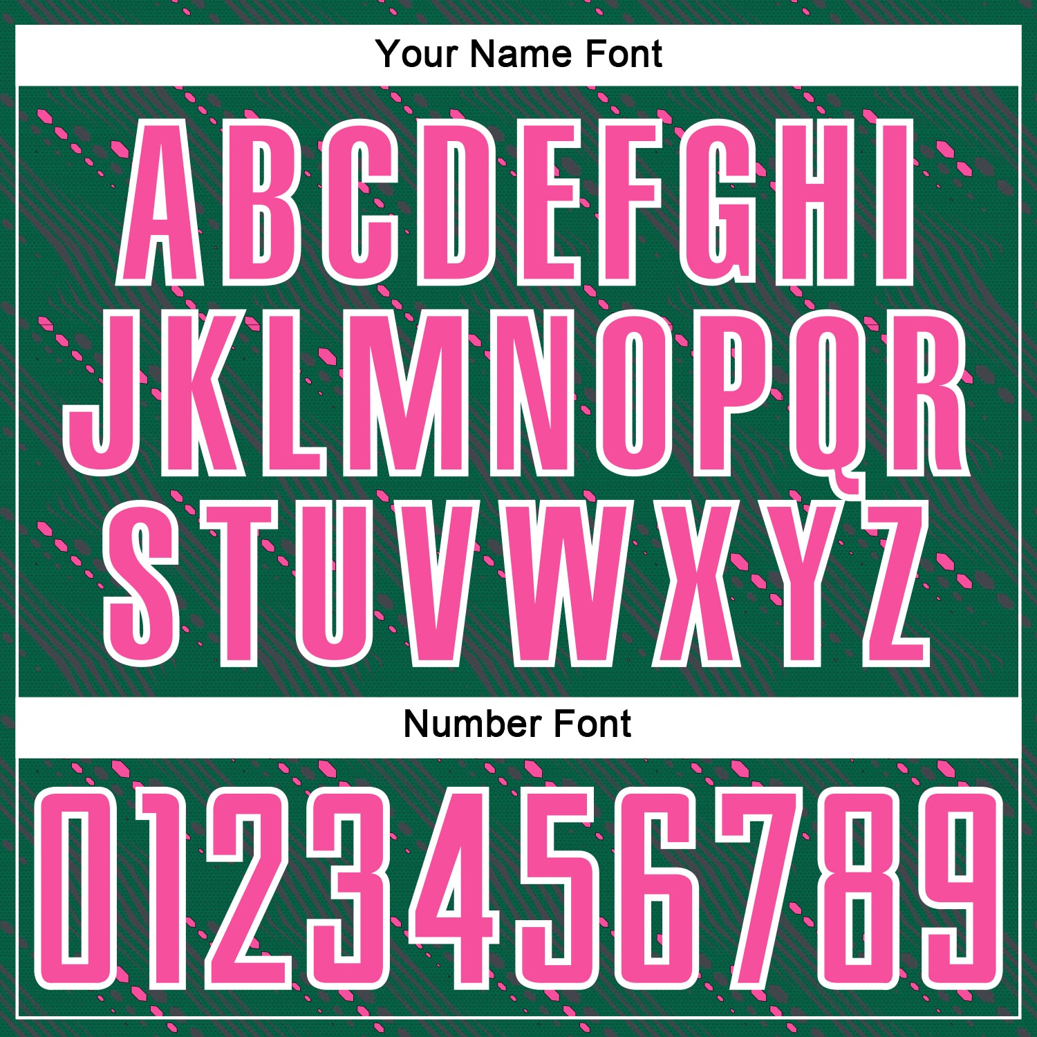 Custom Kelly Green Pink-White Slant Lines Sports Sublimation Soccer Uniform Jersey