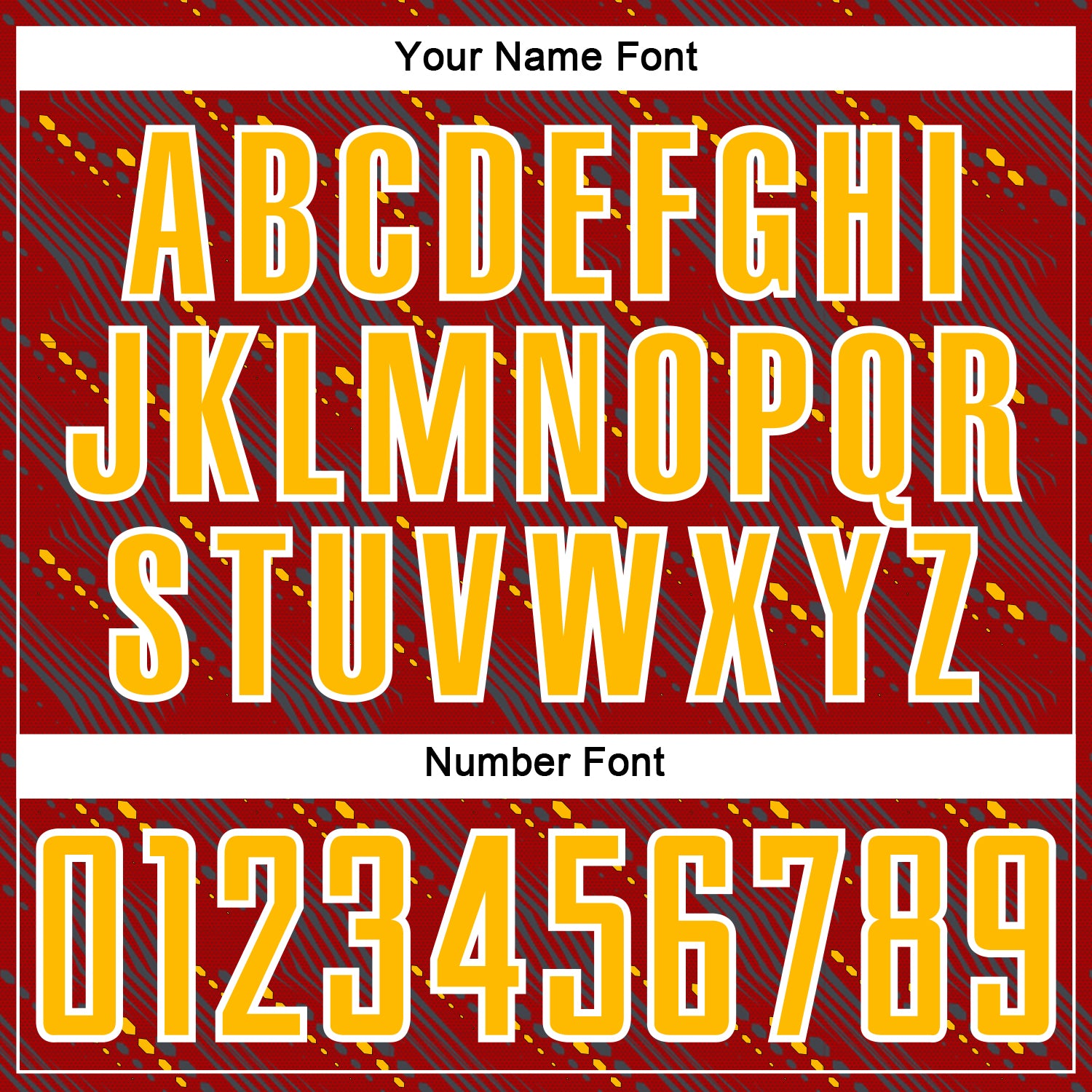 Custom Red Gold-White Slant Lines Sports Sublimation Soccer Uniform Jersey