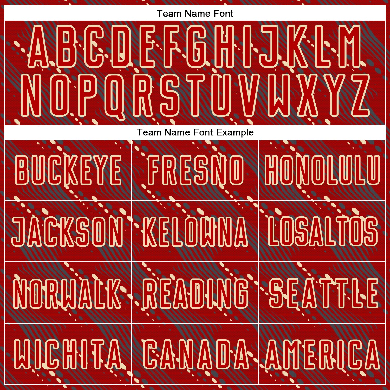 Custom Red Cream Slant Lines Sports Sublimation Soccer Uniform Jersey