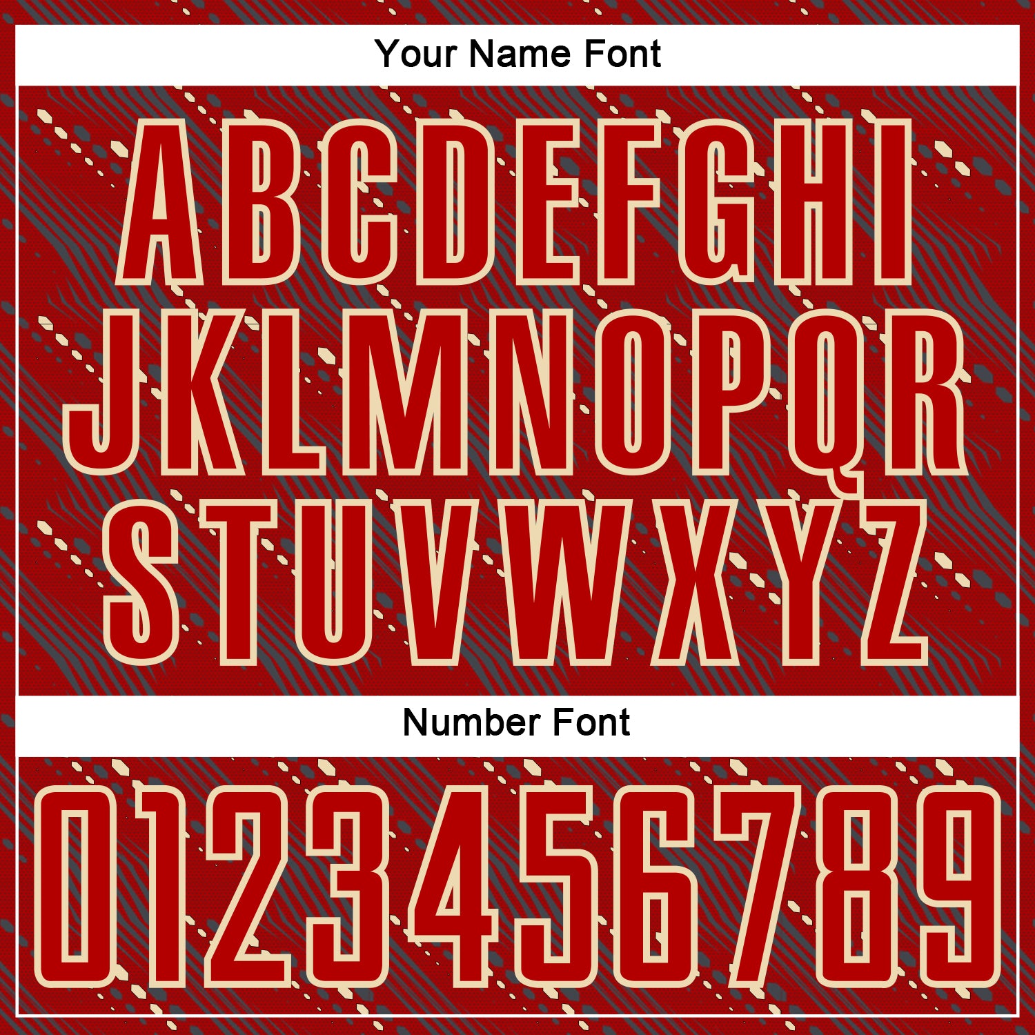 Custom Red Cream Slant Lines Sports Sublimation Soccer Uniform Jersey