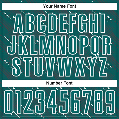 Custom Teal White Slant Lines Sports Sublimation Soccer Uniform Jersey